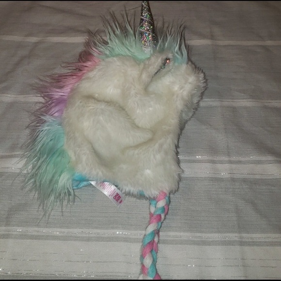 Justice Holo Glitter Pastel Winter Hat - Picture 2 of 6